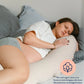 Doomoo Buddy Coussin d'Allaitement et de Grossesse - Chine Sand - Image 5