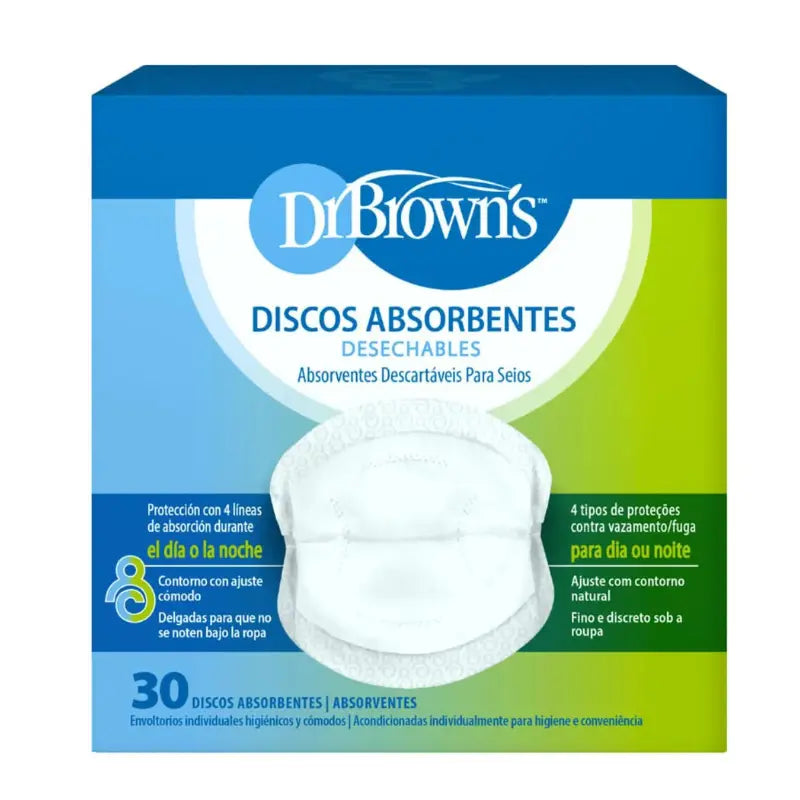 Dr Brown's Coussinets D' Allaitement 30 Unité - Image 1