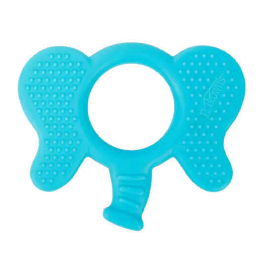 Dr. Brown's Anneau de dentition Flexees Friends Elephant 3M+ - Blue - Image 1