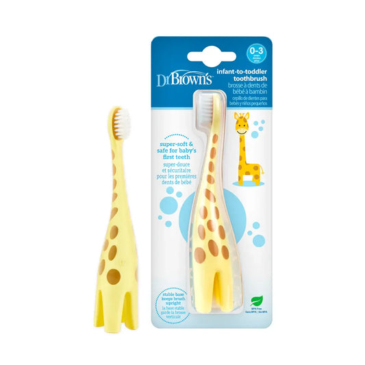 Dr. Brown’s Brosse à dents 0-3A – Girafe - Image 1