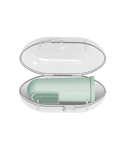 Dr. Brown's Brosse à dents en silicone avec étui 3M+ - Vert - Image 3