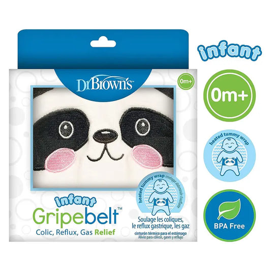 Dr browns Ceinture chauffante pour soulager les coliques pour bébé – panda 0m+ - Image 1