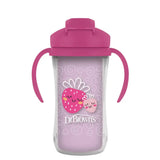Dr. Brown's Gobelet Isotherme à Paille 300ml avec Poignées 12M+ - Rose - Image 1