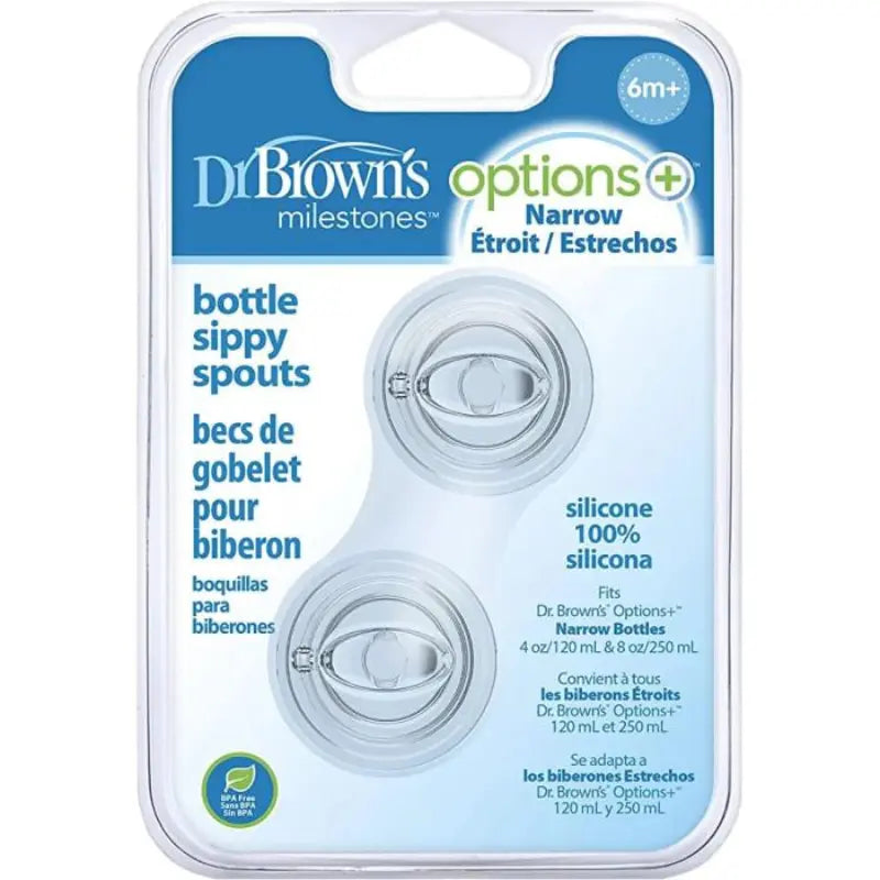 Dr browns Pack de 2 tetines transition a bec cole large 6m+ - Image 1