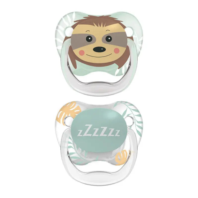 Dr browns Sucette 6-18m phase 2 têtes d’animaux, pack de 2 - Image 1