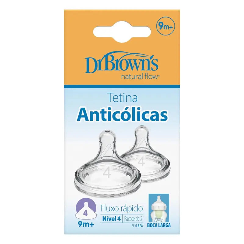 Dr. Brown's Tétine silicone Options+ Large bouche Niveau 4 +9 mois - Image 3