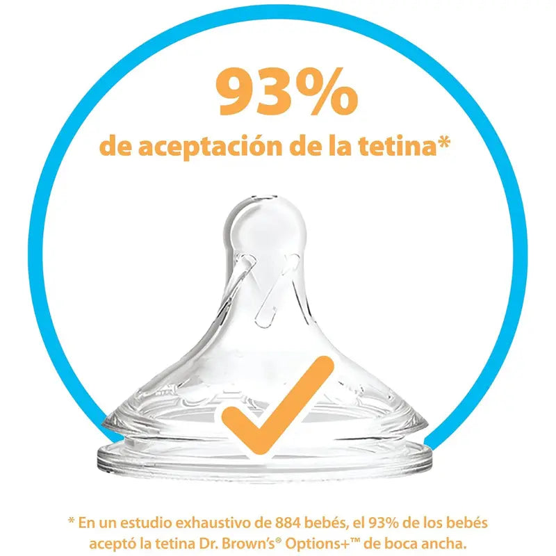 Dr. Brown's Tétine silicone Options+ Large bouche Niveau 4 +9 mois - Image 5