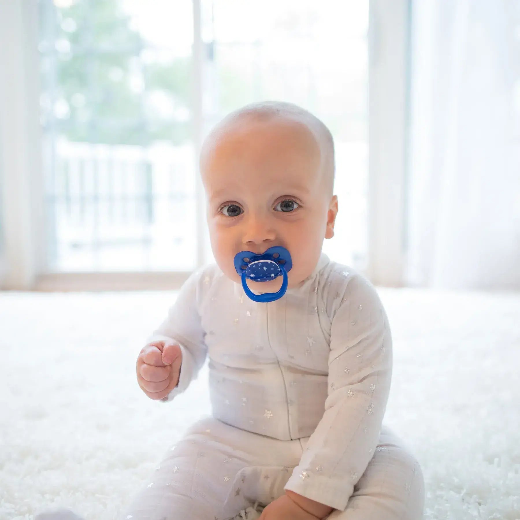 Dr.Brown’s Lot de 2 sucettes Symétriques Advantage Bleu/Vert 0-6mois - Image 3