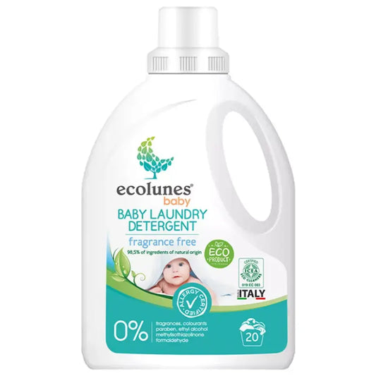 Ecolunes Lessive Bébé 20 lavages Écologique et Hypoallergénique 1L - Image 1