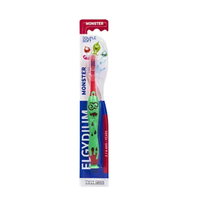 ELGYDIUM Kids Monster 2/6 ans - brosse à dents enfant