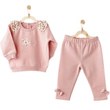 Ensemble 2 pièces Andywawa Ac26235 Petit Léopard Rose - Image 1