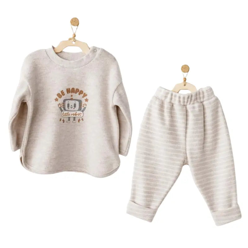 Ensemble 2 pièces Beige AC26212- Andywawa