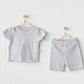 Ensemble 2 pièces pour bébé fille gris AC25900 Andywawa - Image 2