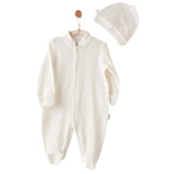 Ensemble barboteuse bébé garçon ANW-AC26704 Blanc - Image 1