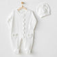 Ensemble barboteuse pour bébé fille AC25823- Andywawa - Image 2