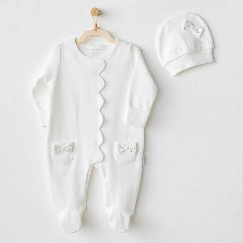 Ensemble barboteuse pour bébé fille AC25823- Andywawa - Image 2