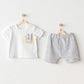 Ensemble bébé 2 pièces Andywawa – modèle AC25812 Little King Gris - Image 2