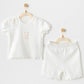 Ensemble bébé 2 pièces blanc AC25900  Andywawa - Image 1