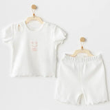 Ensemble bébé 2 pièces blanc AC25900  Andywawa - Image 1