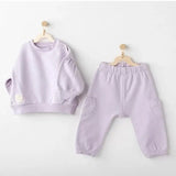 Ensemble bébé basique 2 pièces Lilas Andy Wawa  Ac25353 - Image 1