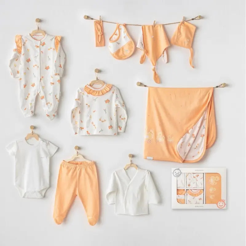 Ensemble de 10 pièces pour nouveau-né de l'hôpital pour bébé Andywawa - Image 1