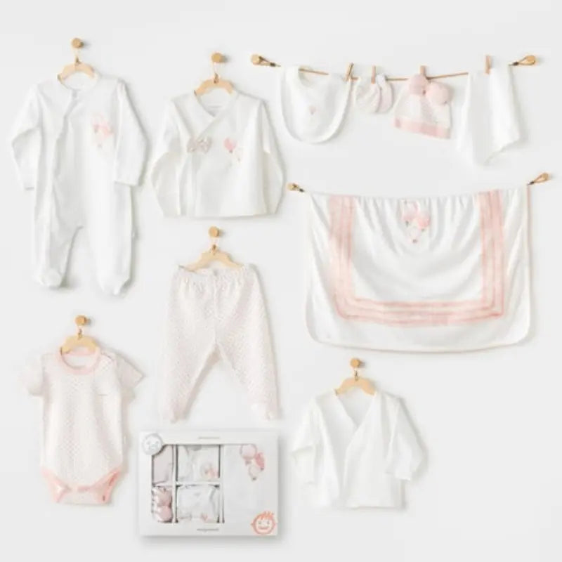 Ensemble de 10 pièces pour nouveau-né fille à l'hôpital AC25551 - Image 1