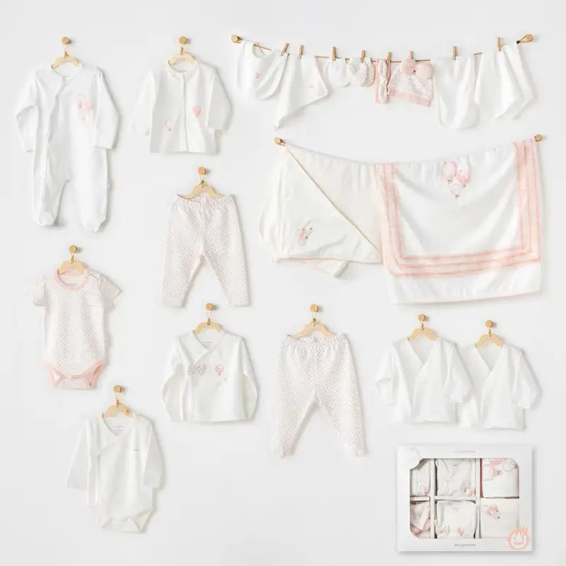 Ensemble de 20 pièces pour nouveau-né fille à l'hôpital AC25552 - Image 1