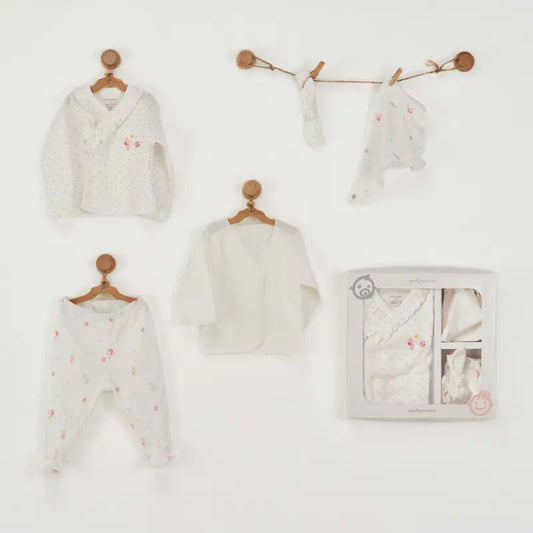 Ensemble de 5 lingettes pour nouveau-né - Andywawa AC22610 - Image 1