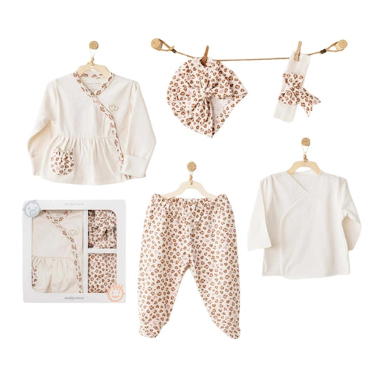 Ensemble de 5 pièces pour nouveau-né fille AC26230 - Image 1