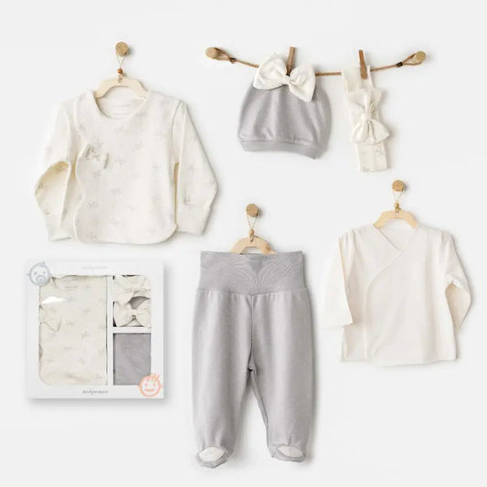 Ensemble de 5 pièces pour nouveau-né fille AC26250 - Image 1