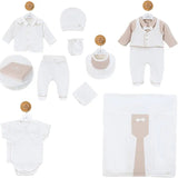 Ensemble de 9 articles Beige - leoKing - Image 1