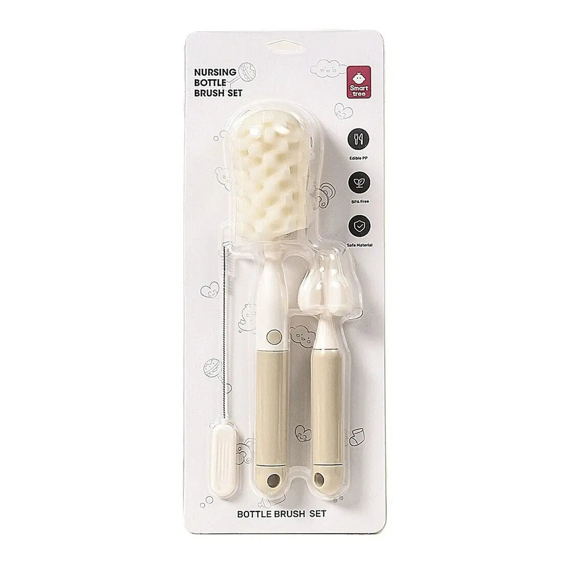 Ensemble de brosses à biberons 3 en 1