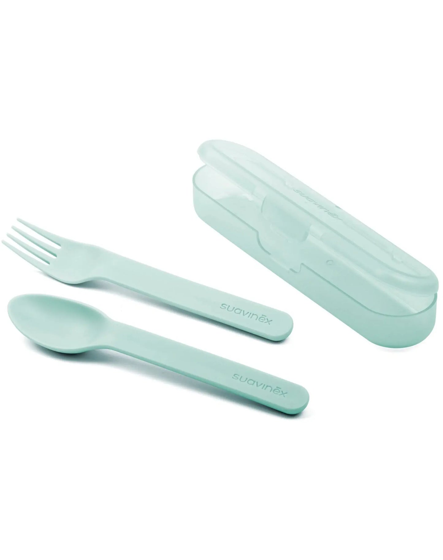 Ensemble de couverts Suavinex avec boîte + 12 m Vert - Image 1