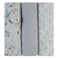 Ensemble de langes en mousseline 3 pièces 75x75 cm Gris - Image 1