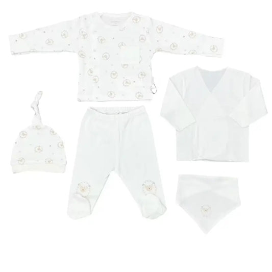 Ensemble de maternité pour bébé Andywawa Tinny Ships 5 pièces AC25560 - Image 1