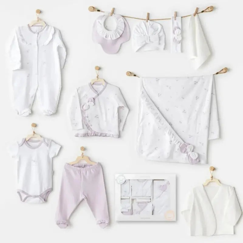 Ensemble de maternité pour bébé fille, 10 pièces AC25571 - Image 1