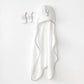 Ensemble de serviettes en mousseline de coton blanc - Andywawa - Image 1