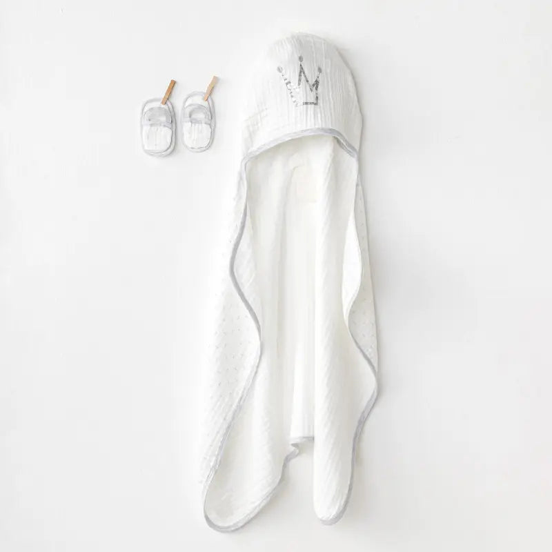 Ensemble de serviettes en mousseline de coton blanc - Andywawa - Image 1