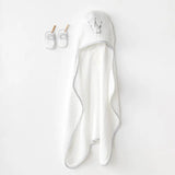 Ensemble de serviettes en mousseline de coton blanc - Andywawa - Image 1