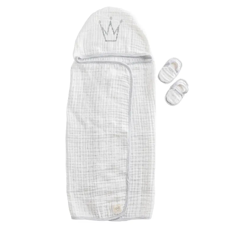 Ensemble de serviettes en mousseline de coton blanc - Andywawa - Image 2