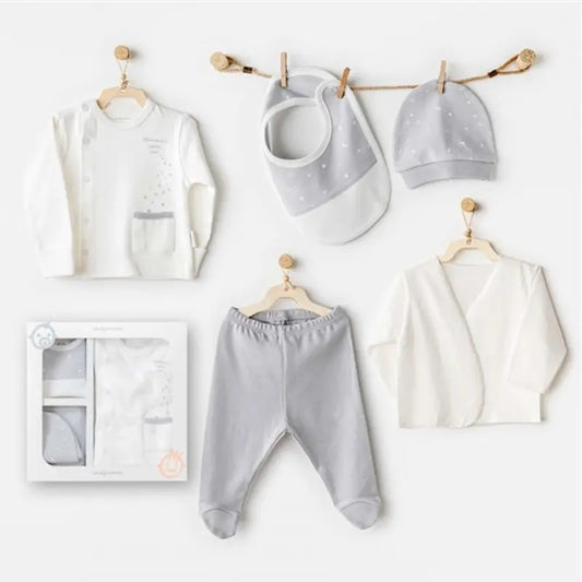Ensemble de sortie d'hôpital Andywawa Mommy's Little Star 5 pièces AC25700 - Image 1