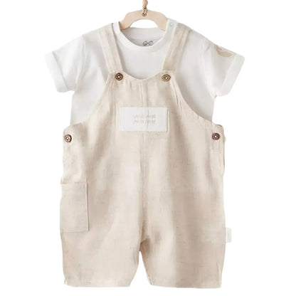 Ensemble salopette bébé garçon ANW-AC26722