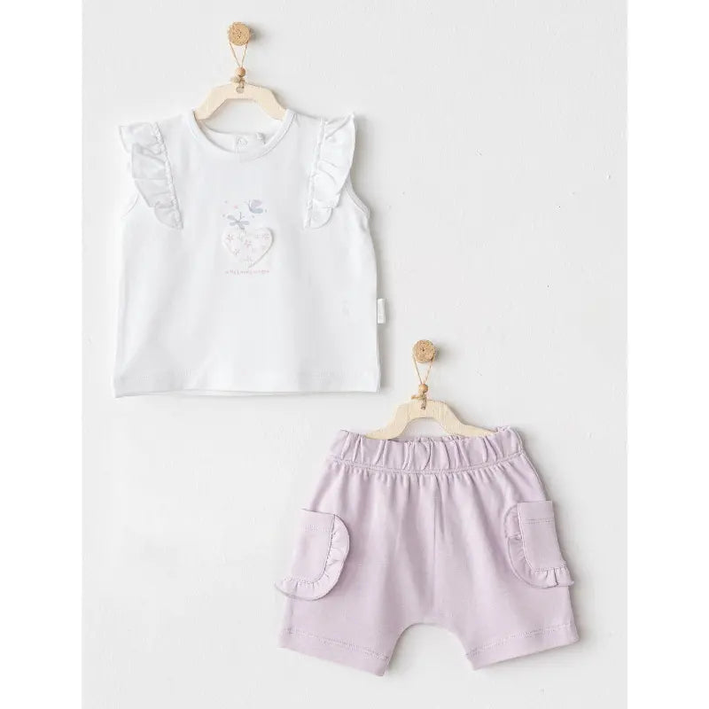 Ensemble short papillon lilas - Andywawa - Image 1