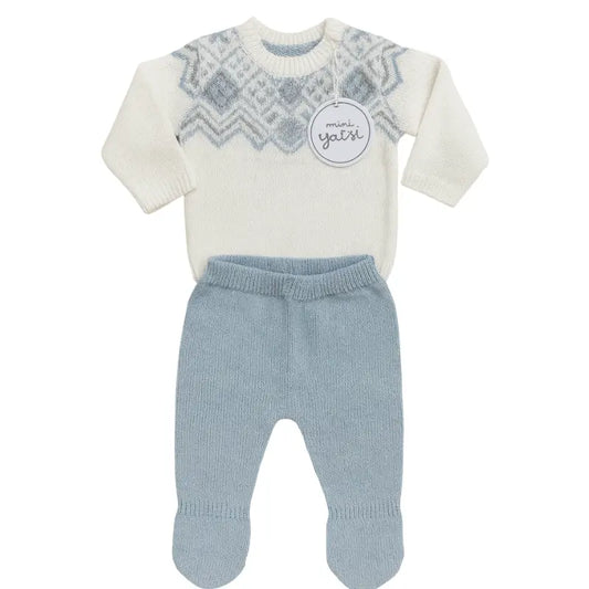 Ensemble tricot bébé Mini Yatsi 0 mois - Image 1