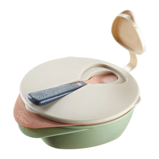 Gamelles Tommee Tippee Easy Scoop avec couvercle de voyage et cuillère - Image 1