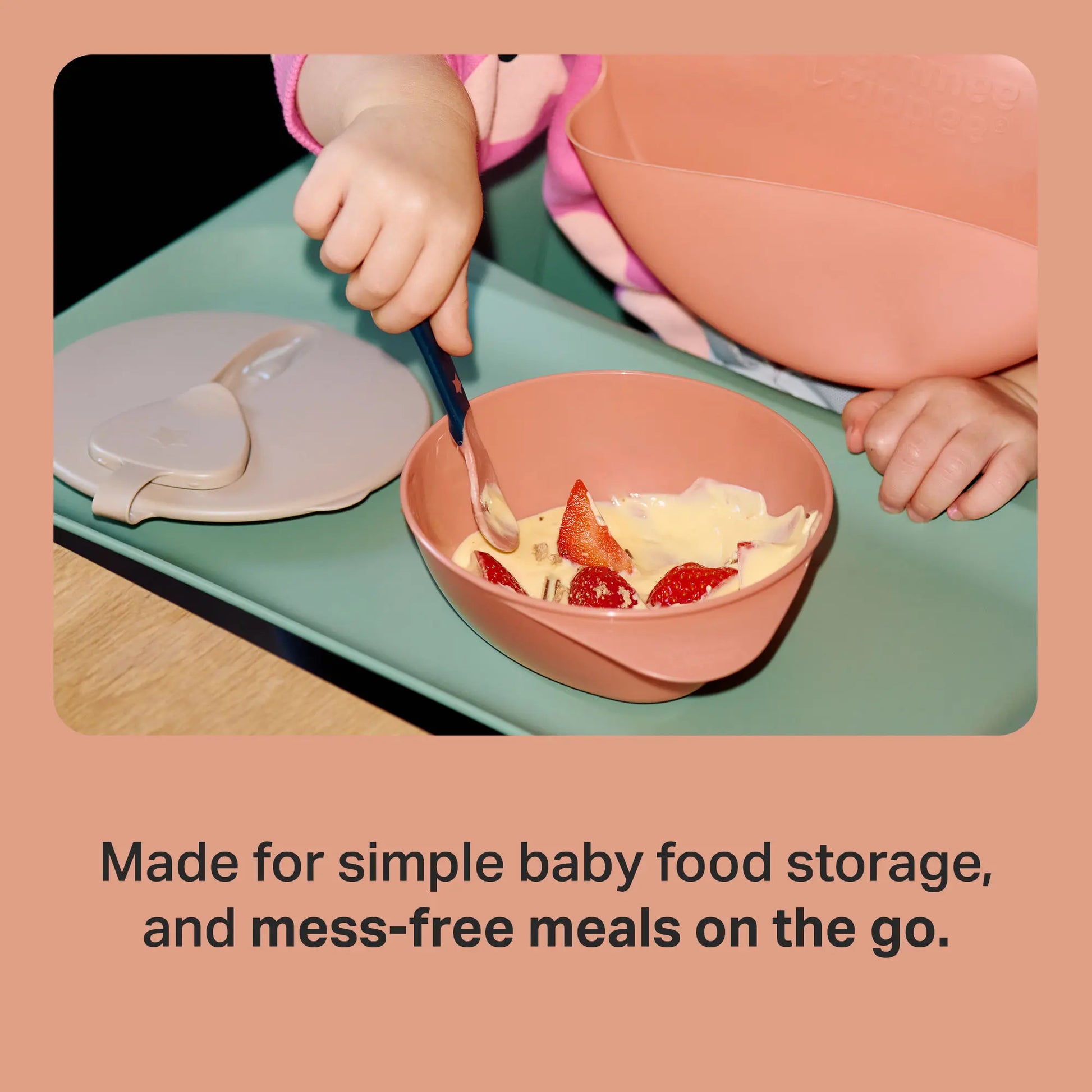 Gamelles Tommee Tippee Easy Scoop avec couvercle de voyage et cuillère - Image 7