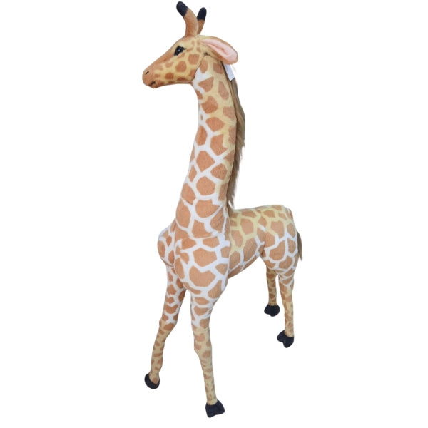 Girafe en Peluche Géante Jouet Doux et Décoratif pour Enfant 135 cm - Image 2