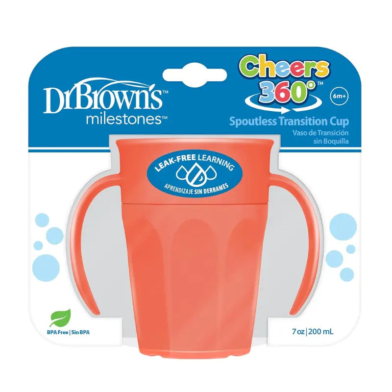 Gobelet d'apprentissag sans BPA, 200 ml, Dr. Brown's - Image 1