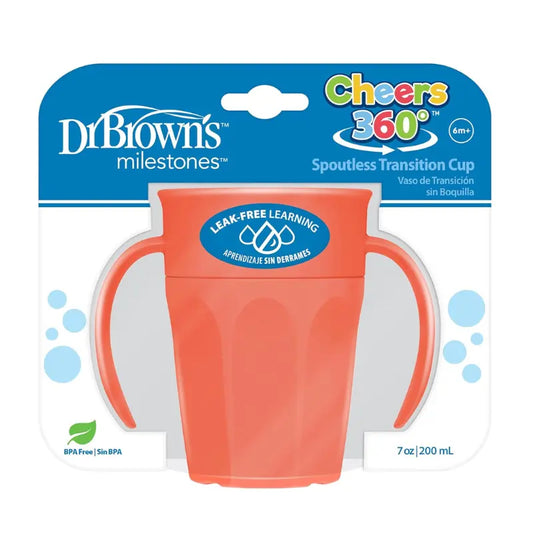 Gobelet d'apprentissag sans BPA, 200 ml, Dr. Brown's - Image 1