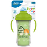 Gobelet en plastique pour enfants Dr. Brown's avec poignées et paille, 12 mois et plus, vert, 300 ml - Image 1